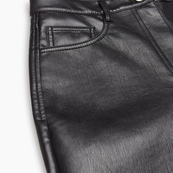 Wilfred Melina Cropped Pant in Vegan Leather NWT - Picture 3 of 6